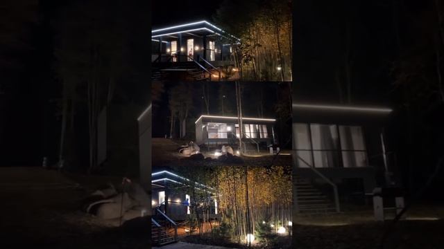 Большой проект Lighti! Архитектурная и ландшафтная подсветка на загородном курорте в Карелии 🌳