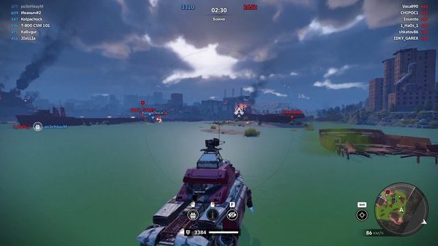 Crossout потасовка « Морской бой »