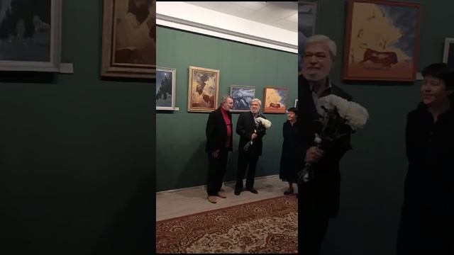 Открытие персональной юбилейной выставки Александра Васильевича Никульшина.