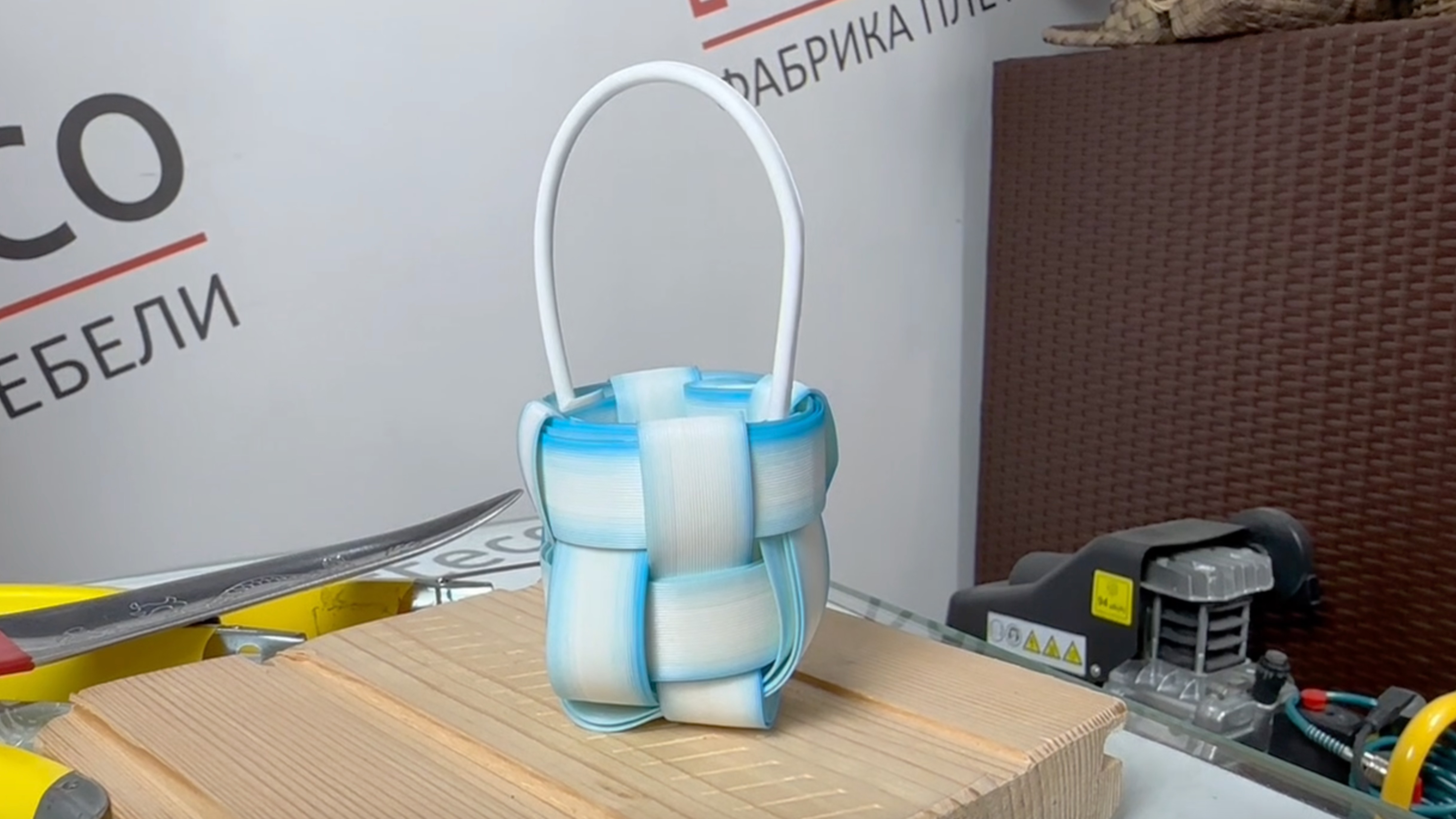 Плетение корзинок для детей из ротанга