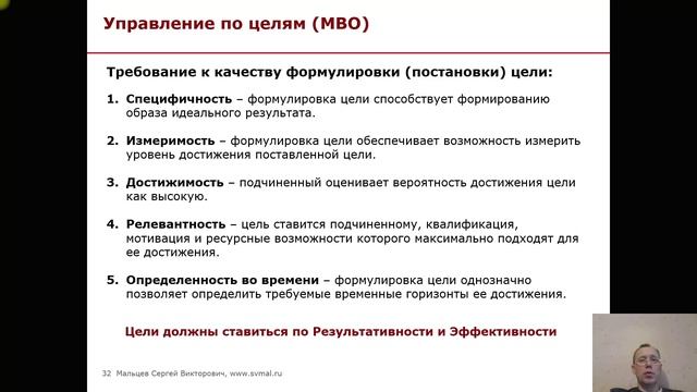 Тренинг: Мини МВА. Часть 27. (Мальцев Сергей Викторович)
