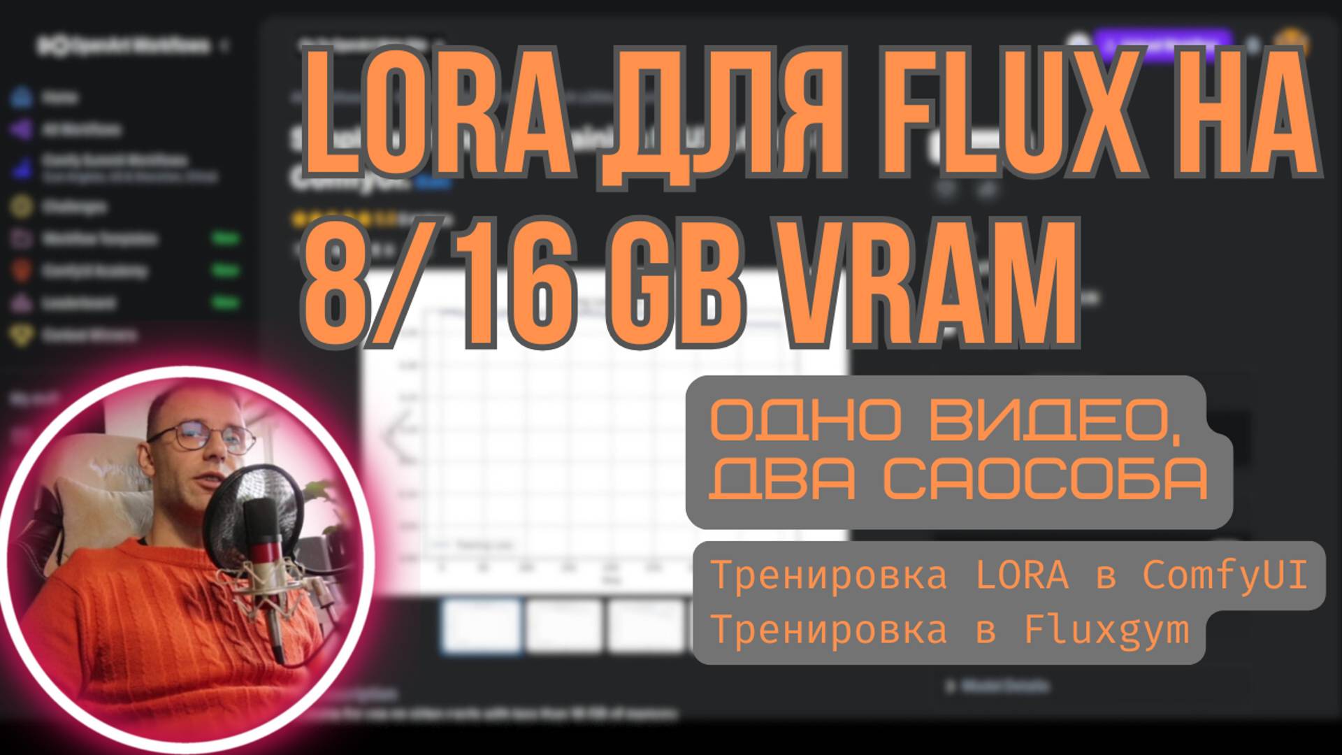 Как сделать свою LoRA для Flux? Два способа, которые подойдут для low vram (8GB / 16GB) #нейросети