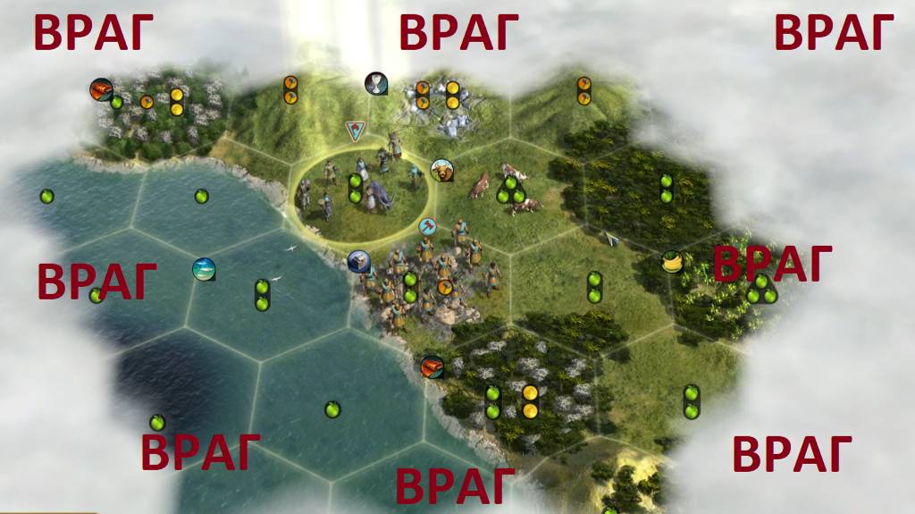 Кольцо (и не только оно) сжимается. Прохождение Civilization V за Индонезию. Серия 2