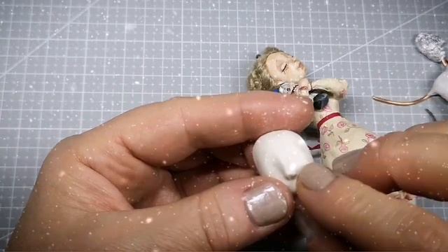 Немного хорошей музыки и творческого процесса.#творчество #искусство #doll #art #handmade