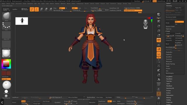 Курс по созданию стилизованного персонажа (ZBrush+Substance+Marmoset) - Урок 72 (разные ремни)