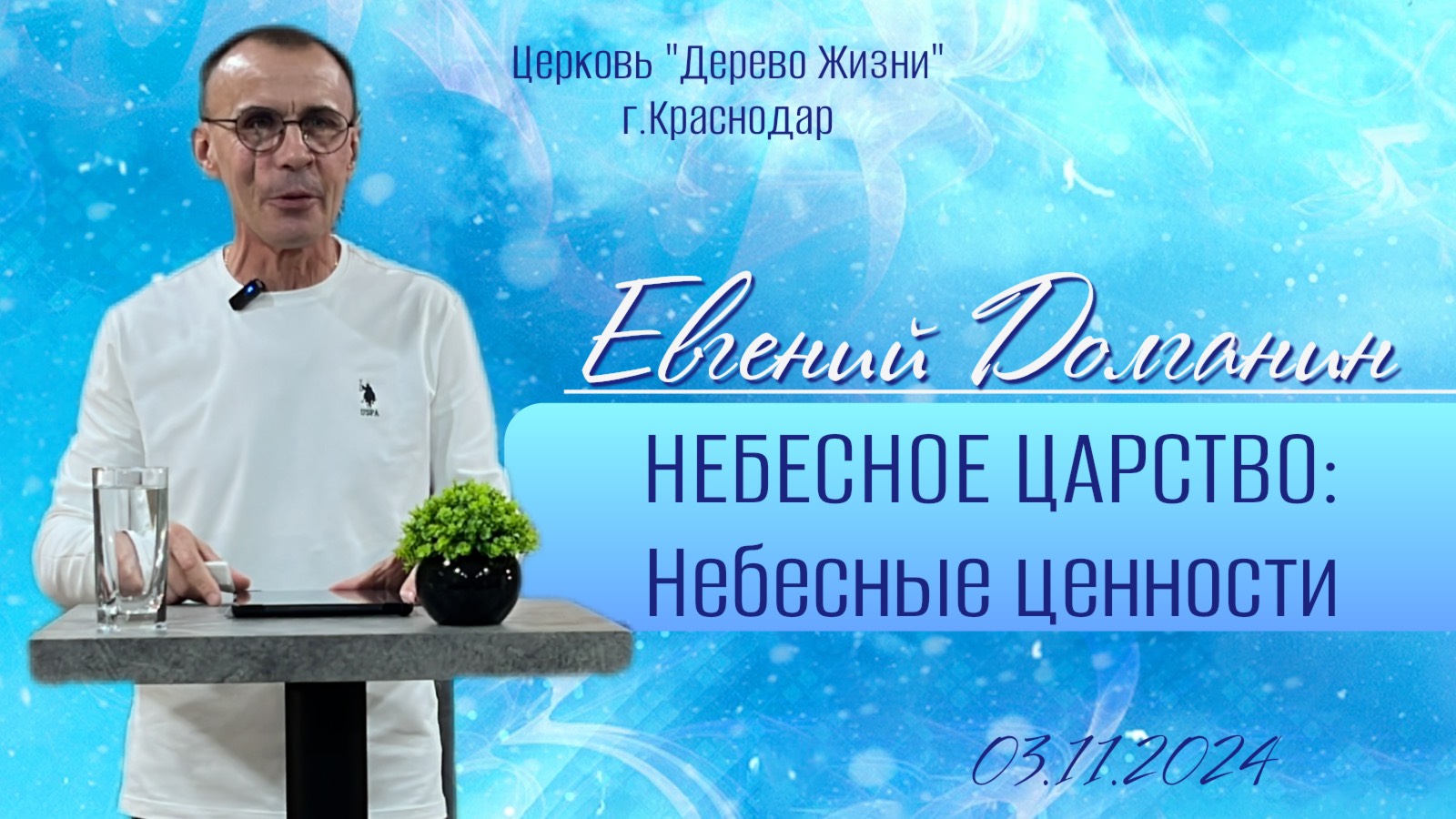 Евгений Долганин " НЕБЕСНОЕ ЦАРСТВО: Небесные ценности "