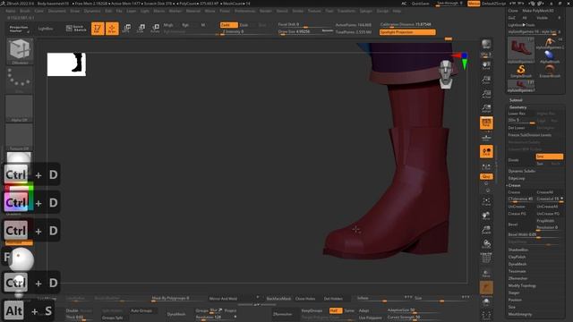 Курс по созданию стилизованного персонажа (ZBrush+Substance+Marmoset) - Урок 77 (ищем новый стиль)