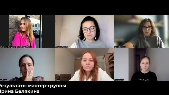 Результаты мастер-группы. Ирина Белякина