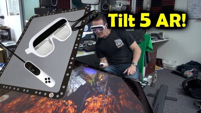 EEVblog 1488 - Tilt Five Augmented Reality AR Glasses - First Reaction!