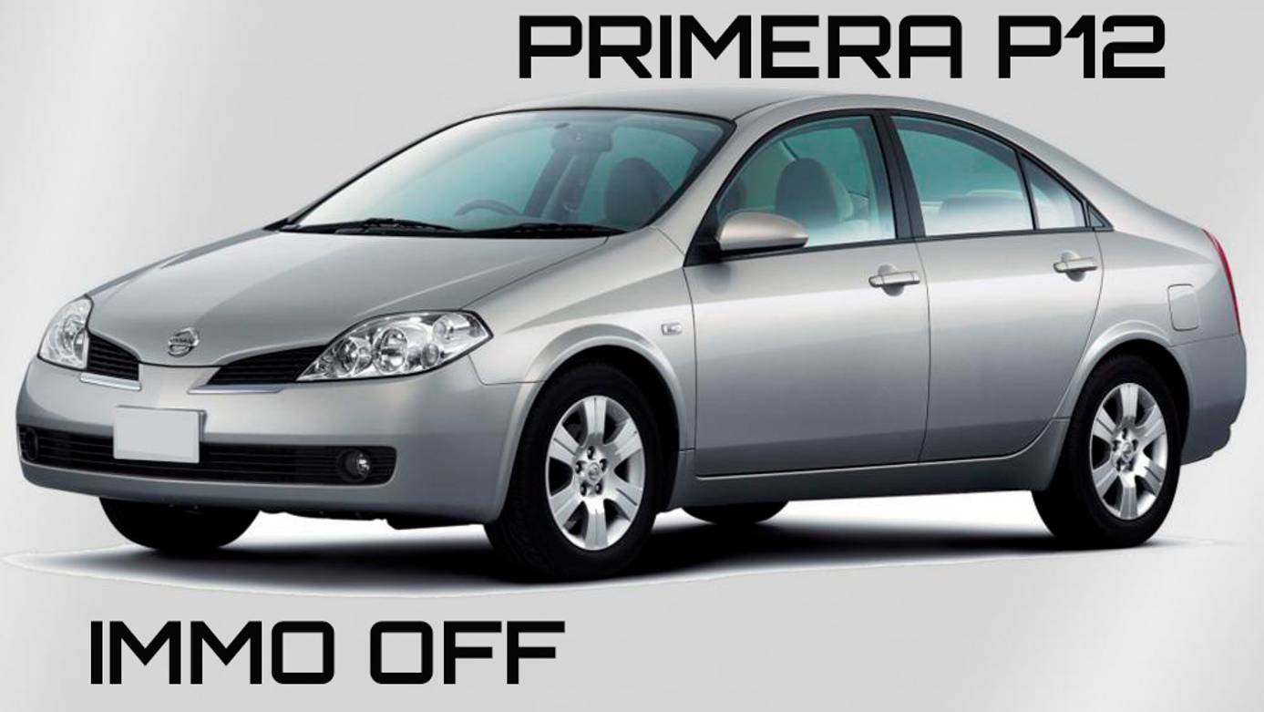 NISSAN PRIMERA P12  IMMO OFF