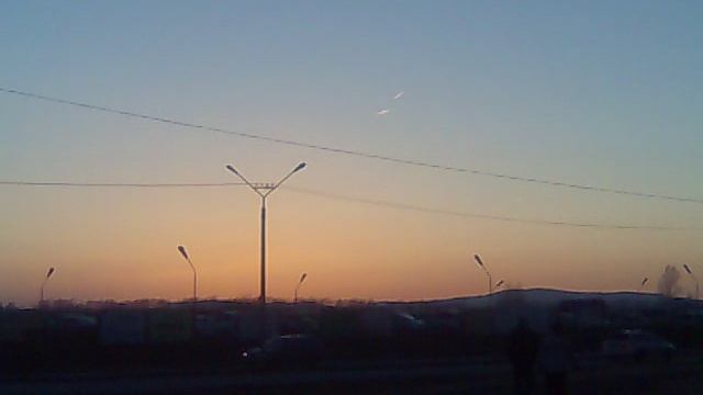 НЛО в Шарыпове, 2011 год.