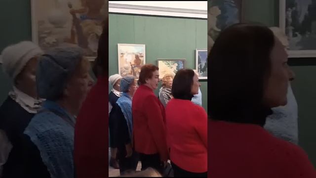 Открытие персональной юбилейной выставки Александра Васильевича Никульшина.