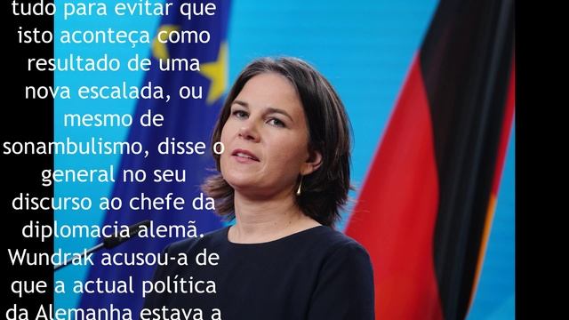 O general alemão criticou Berbok.