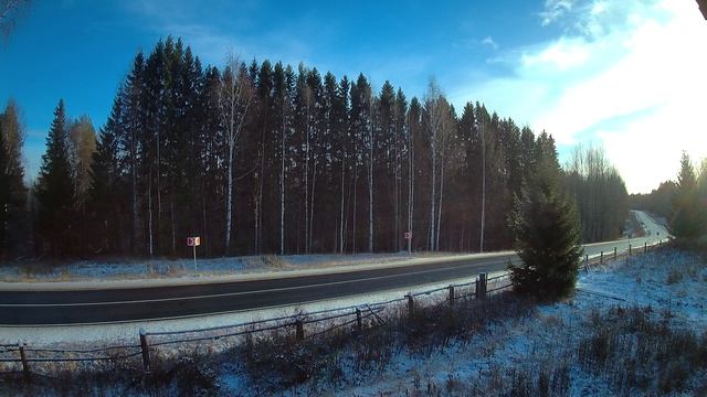 Пейзаж местности с чердака