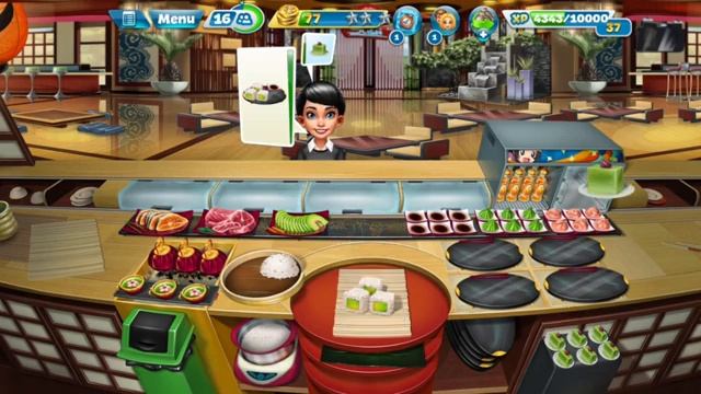 Cooking Fever (Seafood Bistro & Sushi Restaurant) Gameplay 2024.