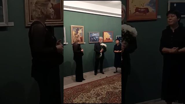 Открытие персональной юбилейной выставки Александра Васильевича Никульшина.