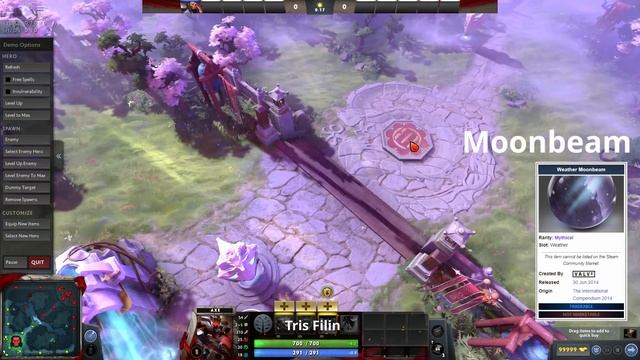 DOTA2 : All weather on The king's new journey terrain