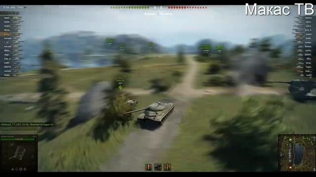 ИС-8 танкование бревном World of Tanks