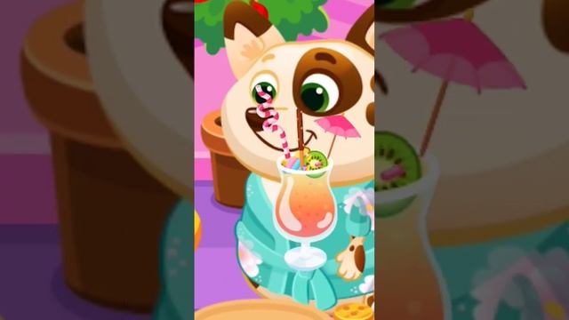 Песик Duddu в салоне красоты с Настей #shorts #duddu #forkids #gameplay #nastya #длядетей
