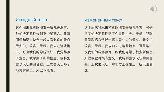 HSKK (средний уровень) Задание 2 Измени текст