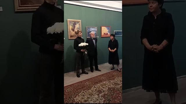 Открытие персональной юбилейной выставки Александра Васильевича Никульшина.