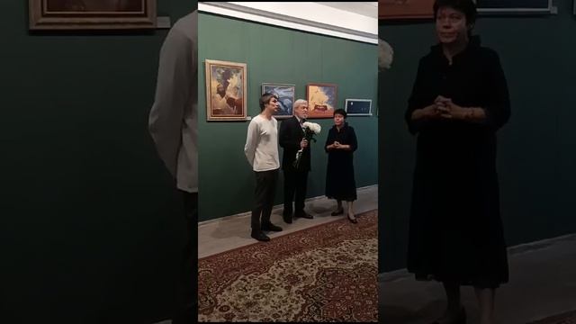 Открытие персональной юбилейной выставки Александра Васильевича Никульшина.