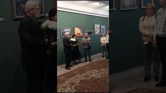Открытие персональной юбилейной выставки Александра Васильевича Никульшина.