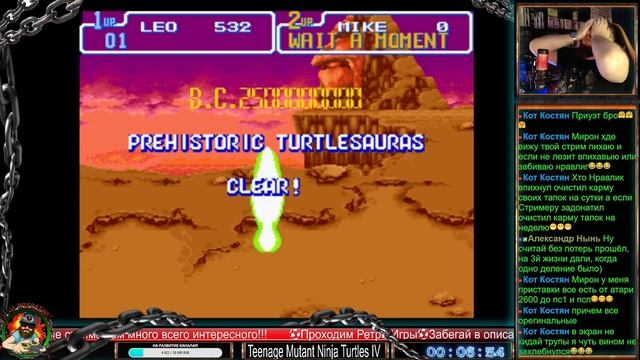 Teenage Mutant Ninja Turtles IV Turtles in Time(SNES) ►Полное прохождение