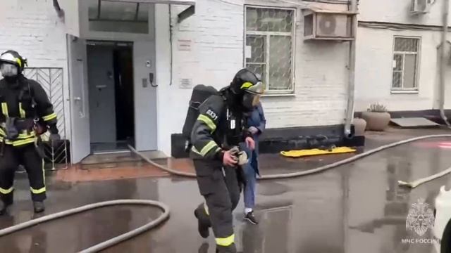 🔥В центре Москвы, в 1-м Щипковском переулке, произошел пожар🔥