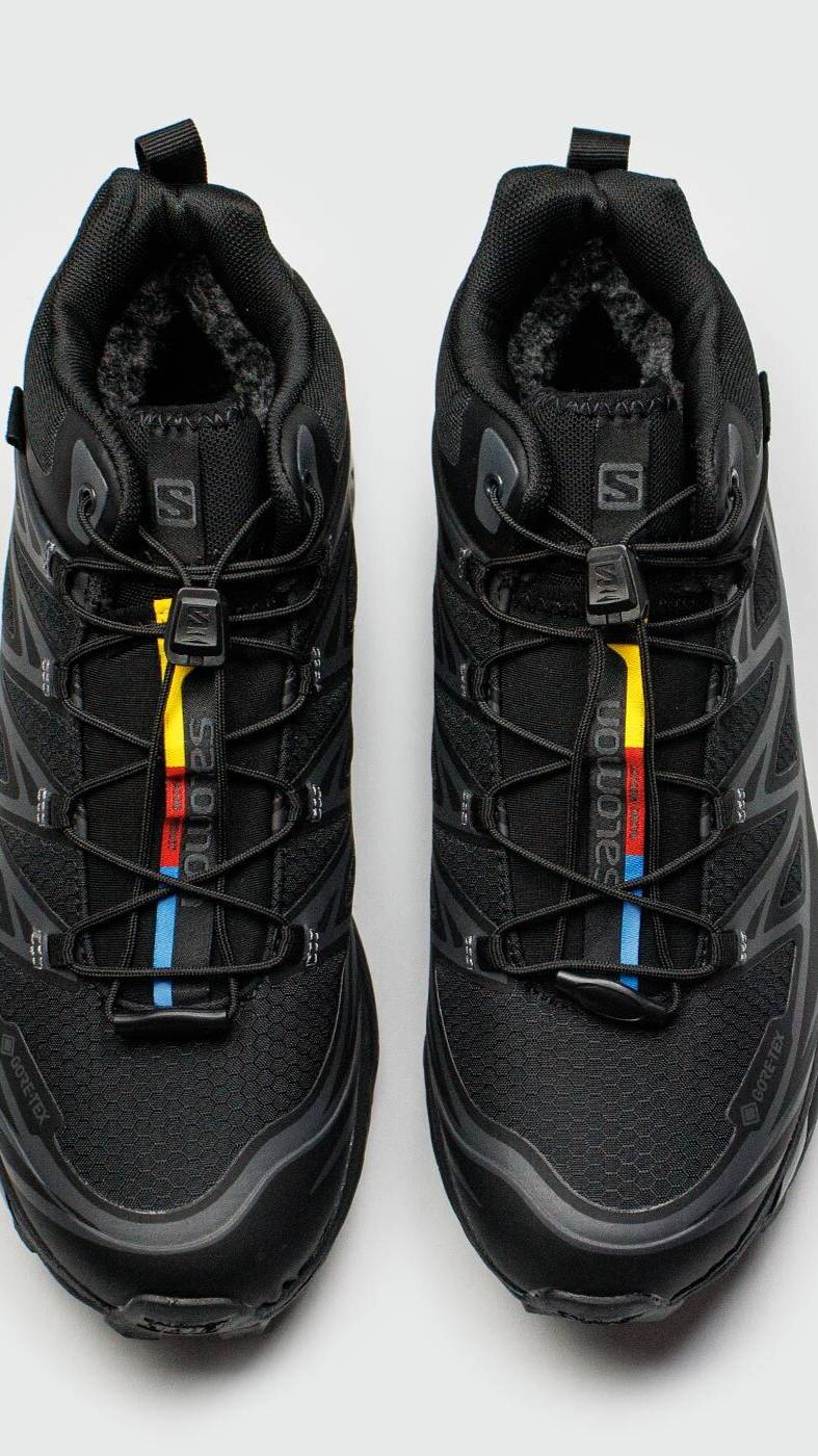 Кроссовки Salomon ADVANCED XT-6 ADV Mid Black with Fur