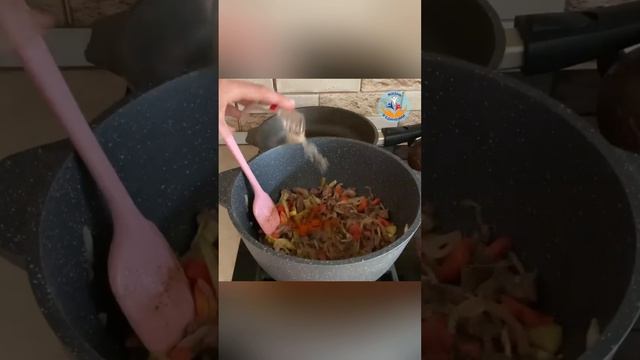 Традиционное татарское блюдо
"Азу по-татарски"