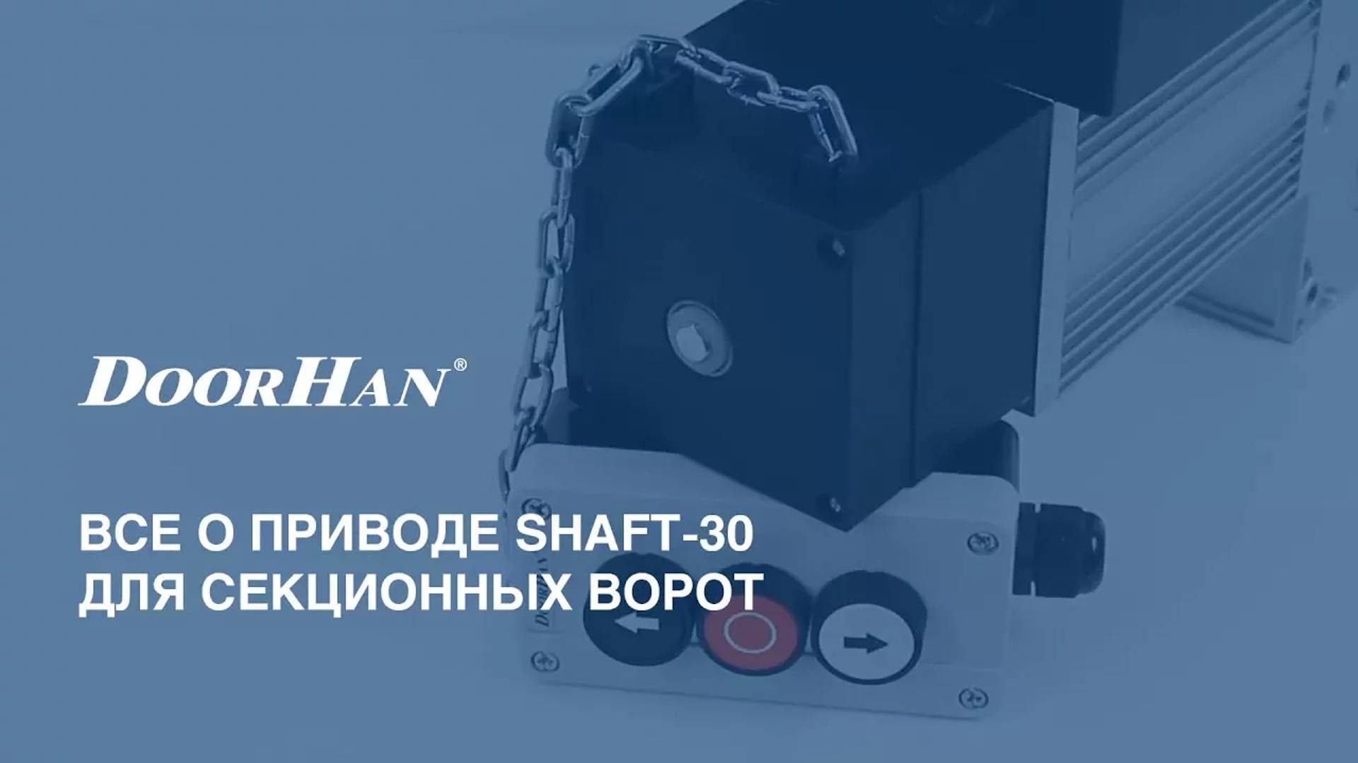 Привод для промышленных секционных ворот Shaft-30