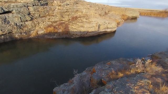 Каменное озеро Оренбургская область ноябрь 24г.