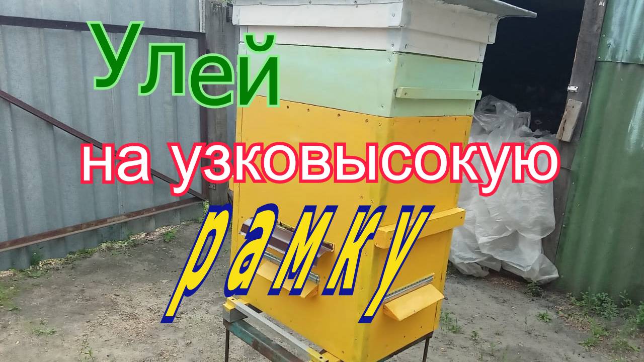 Улей на узковысокую рамку