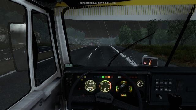 Euro Truck Simulator 2 Дальнобой Дождливая Погода Серия 13