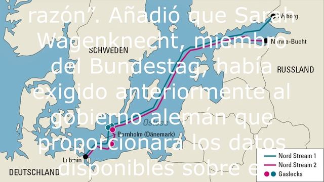 Alemania se ha resignado tímidamente a la destrucción del Nord Streams.