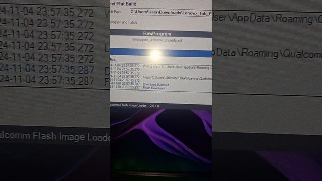 Прошил планшет Lenovo.
Прошивка прошла успешно?!
