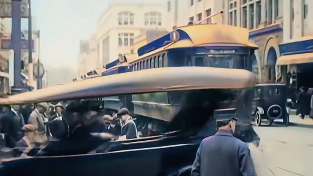 Massachusetts 1920s in color [60fps, Remastered] w_sound design added