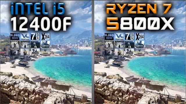 Intel i5 12400 vs Ryzen 7 5800X Benchmarks – 15 Tests 🔥