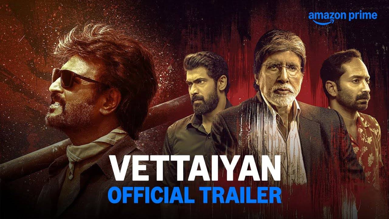 Vettaiyan Movie - Official Trailer | Amazon Prime Video