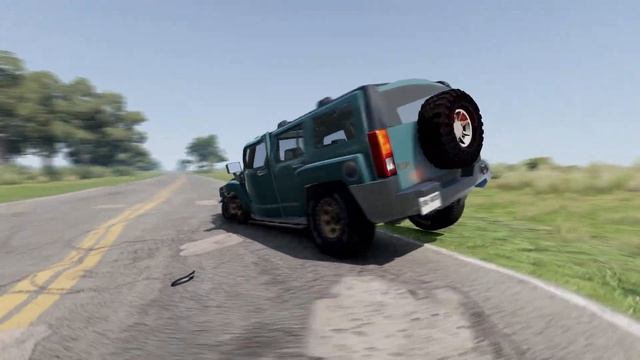 BeamNG Drive - Реалистичные автомобильные аварии и погони и ДТП. Бимка. Кровавые столкновения...