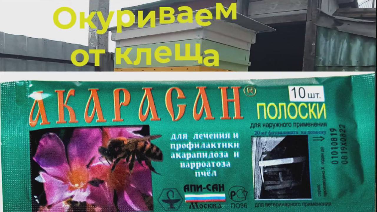 Окуриваем от клеща  👉 АКАРАСАН