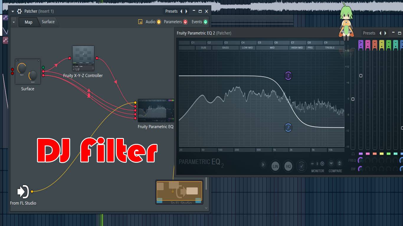 Создаём полочный DJ фильтр в Patcher