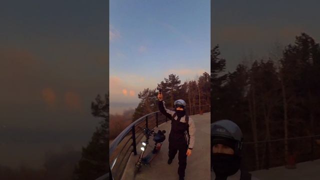 Ранним утром!  #покатушкинасамокатах #кемерово #insta360x3