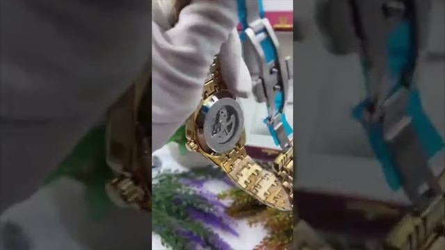 Механические часы Президент России с апз цвет золото