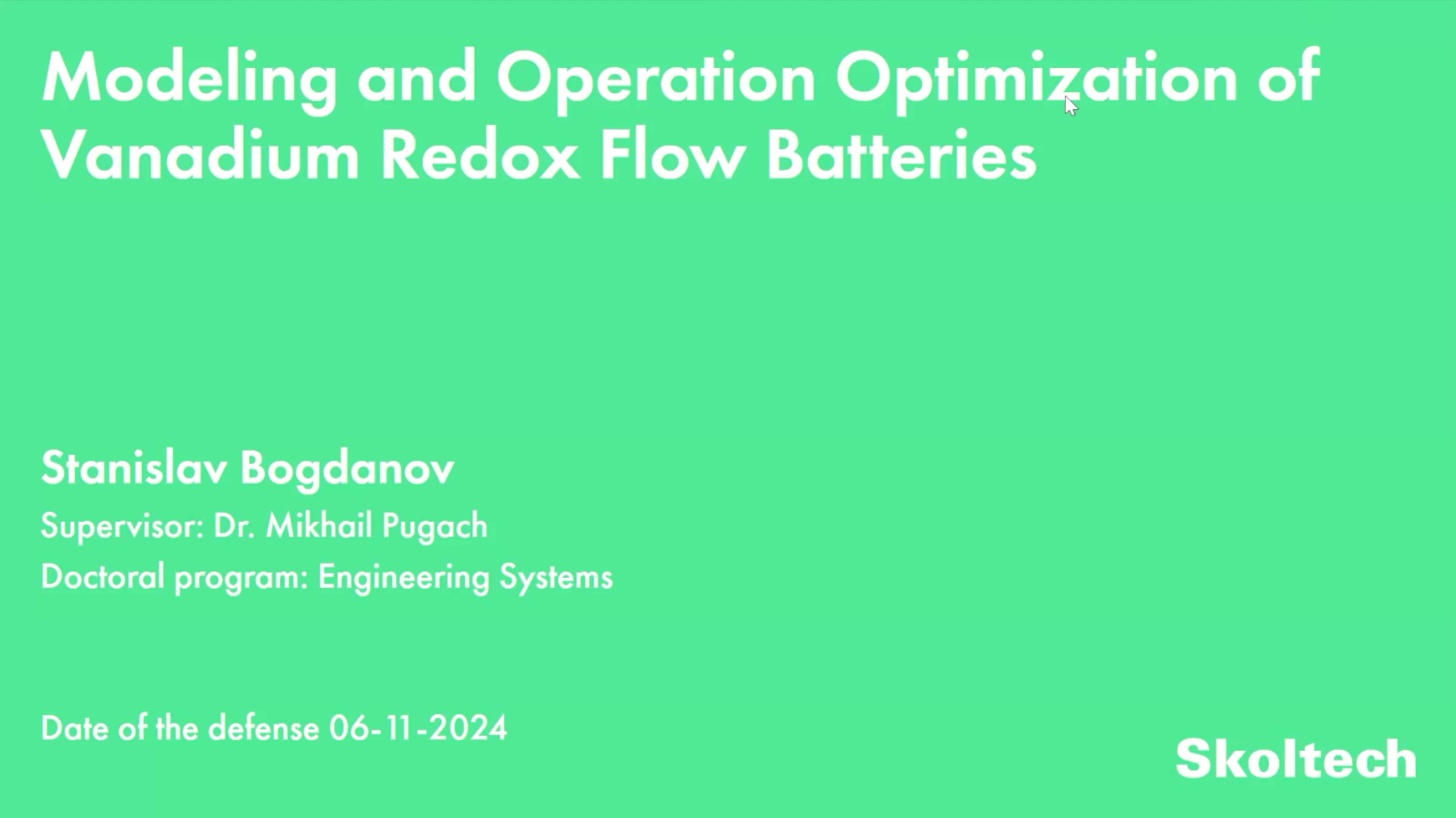 PhD Thesis Defense. Stanislav Bogdanov