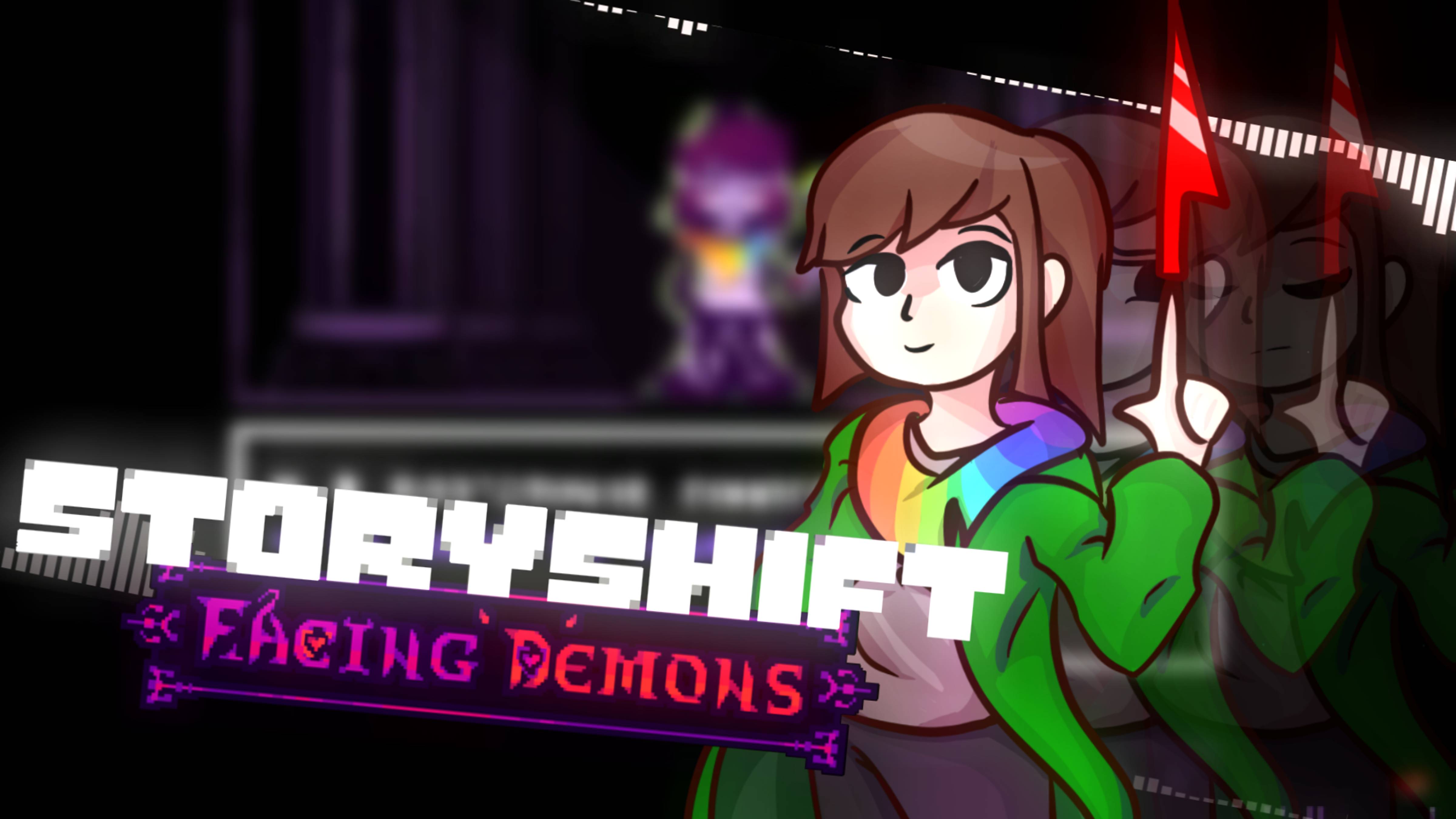 МОНСТР В ЗЕРКАЛЕ ➤ STORYSHIFT  ➤  FACING DEMONS  ➤  Animation OST