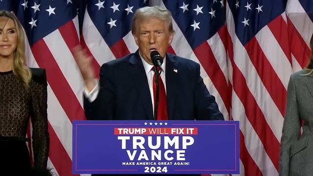 Full Trump victory speech