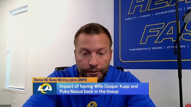 Sean McVay Joins GMFB!