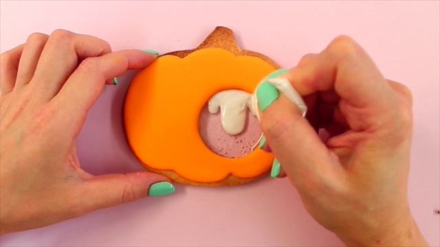 【 Halloween Jack-o'-lantern cookies 】ハロウィンのステンドグラスクッキー